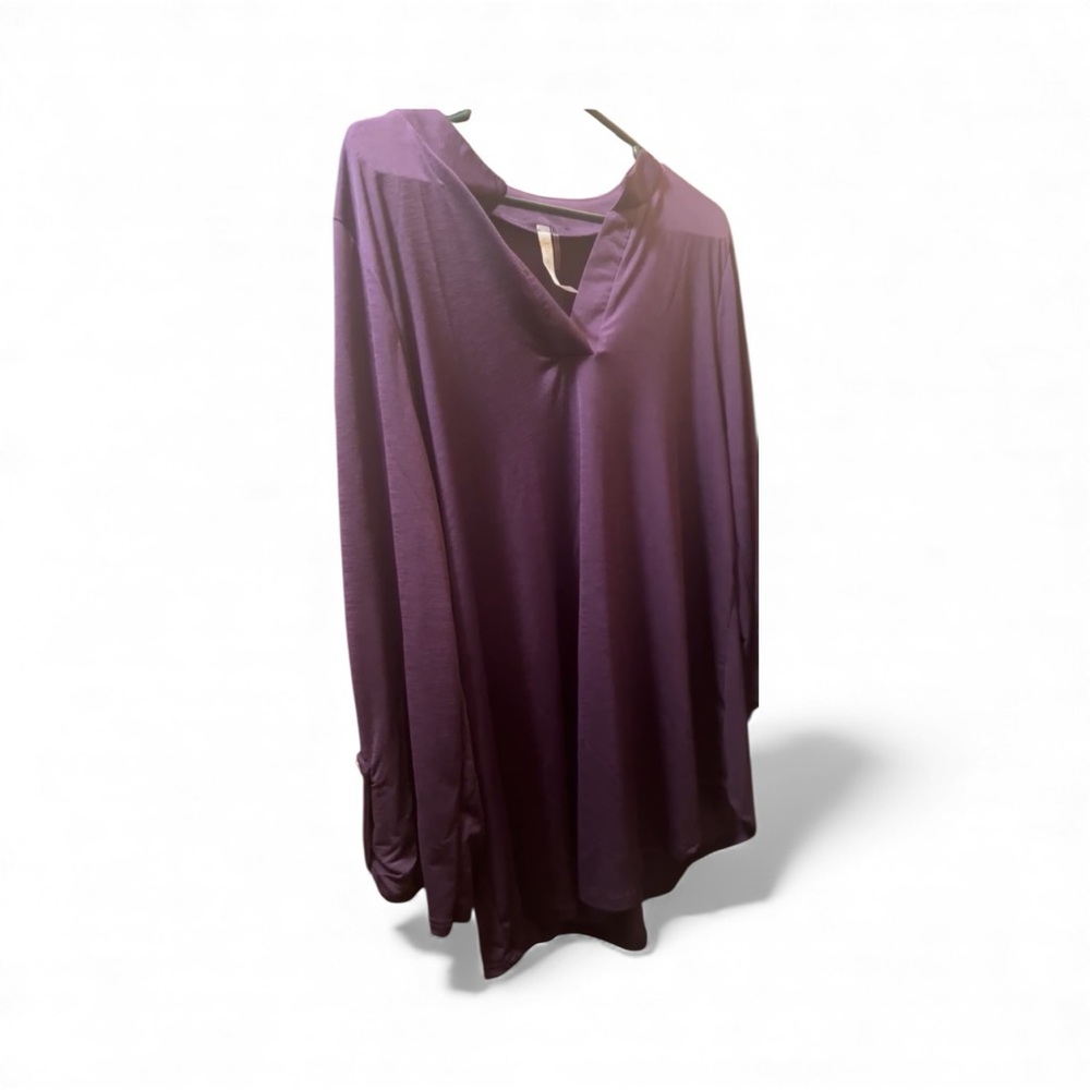 NEW-Royal Purple non wrinkle shirt - Picture 3 of 8